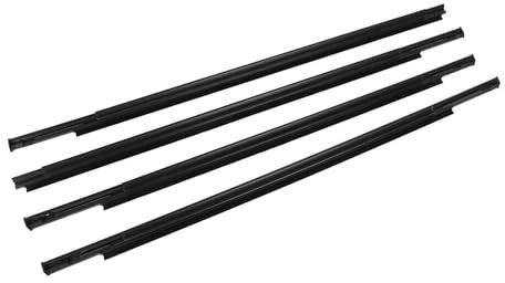 Autotür Türdichtung 4 STÜCKE Für Mitsubishi Für Outlander 2007-2012 Auto Außenfenster Gummidichtungsstreifen Wasserdichte Druckleiste Dichtungsband Formverkleidung Fensterdichtungen