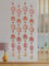 ZIG ZAG Pack of 4 Handmade Lotus Wall & Door Hangings with Bell –, Ideal for Home, Diwali, Pooja, Wedding & Festival Decor (36 Inches, Pink)