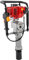 Begoniape 52cc 2.3HP Pfahlramme Benzin, Zaunpfahl-Ramme, Handramme Benzin, 2-Takt Einzylinder Motor, Pfahldurchmesser: 55-70mm, 2 x Pfostenantriebskopf (T-&Y-Posts), für Pfosten, Pfähle und Bauwes
