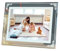 Ayoiow Cadre pour Salon 21x15 Verre Cadre 21x15 Couleur Argent Cadre Photo De Bureau pour Bureau
