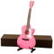 Accessoires De Décoration Intérieure Mini Guitare Acoustique Rose 10/14/18cm Modèle De Guitare Électrique Miniature En Bois Décoration D'instrument De Musique(B,10cm)