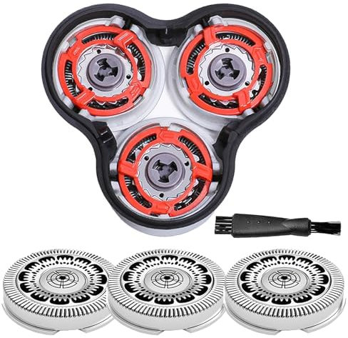 SH90 Rasierkopf für Philips Serie 9000 (inkl. Halterung), SH90 Rasierkopf, kompatibel mit Philips Series 9000 (9xxx) 8000 (8xxx)