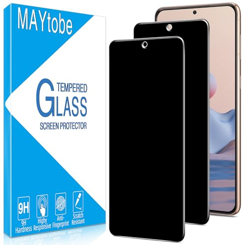 MAYtobe 2 Pièces Verre Trempé Anti Espion pour Samsung Galaxy S21 5G | Film Protection écran Confidentialité, Sans Bulles, Dureté 9H, Anti-Rayures, Ultra Résistant Vitre Protection