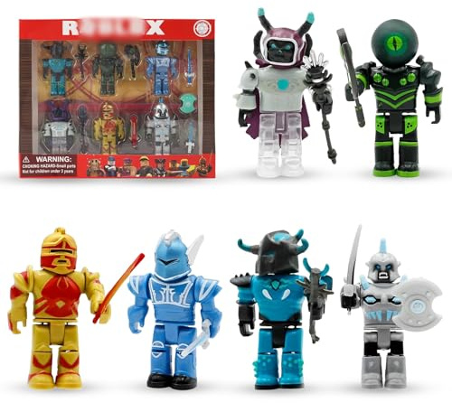 Robl 6 Pcs Action Figures, Figures Cake Toppers Toys Figure Cute Model Toy Set Cake Decorations Party Decorations Birthday Kid for Boys Girls Children