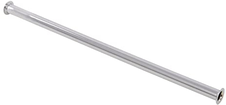 Sanitop-Wingenroth 19115 9 12 x 300 mm | Tube en cuivre avec Bord évasé | Tuyau de raccordement de Robinet | Chromé, 12 mm