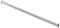 Sanitop-Wingenroth 19115 9 12 x 300 mm | Tube en cuivre avec Bord évasé | Tuyau de raccordement de Robinet | Chromé, 12 mm