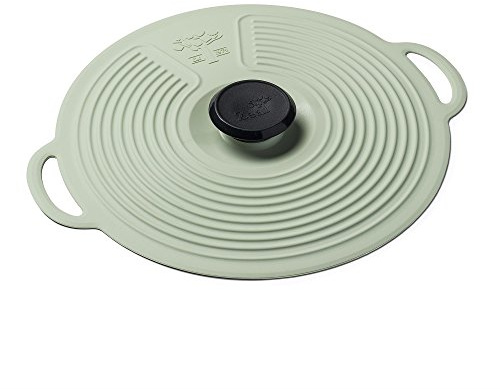 Zeal Silicone Keep Fresh Storage Airtight Seal Lid Reusable Eco-Friendly Classic Design Sage Green (23cm, 9)