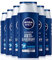 Nivea Men Anti-Schuppen Kraft-Shampoo, 6er-Packung (6 x 250 ml), tägliches Shampoo zur Schuppen-Behandlung für Männer, Anti-Schuppen-Shampoo, entfernt bis zu 100% der sichtbaren Schuppen