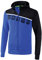 Erima Herren 5-C Trainingsjacke mit Kapuze, new royal/schwarz/weiß, L