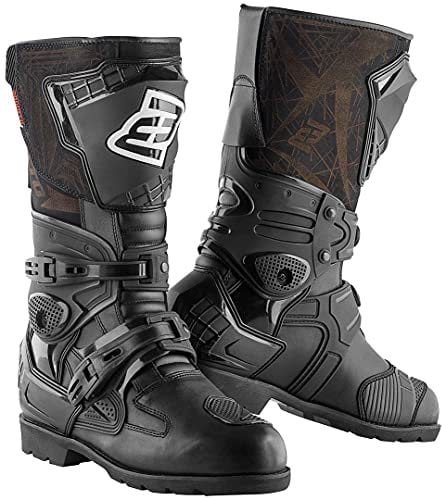 Bogotto Montevideo Stivali da enduro/motocross impermeabili, nero, 41