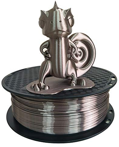 3D Druck Seide rose gold dunkel PLA Filament 1.75mm 1kg 3d drucker material seidig glänzend filament metallic leuchtend PLA metall glänzend fdm glitter CC3D Kaffee Braun Schokolade PLA Filament