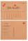 ewtshop® Hochzeitseinladungskarten Save the Date, im Format 10,5 x 14,8 cm, Hochzeitskarten aus hochwertigem Kraftpapier, Vintage Postkarten