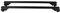 Barres de Toit Transversales Compatible avec Opel Zafira A 1999-2005 Aluminium Noir