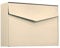 ME-FA MEFA Briefkasten Letter 112 (Farbe elfenbein, Postkasten mit Sicherheitsschloss, Designbriefkasten, Größe 312x430x128 mm) 112220M