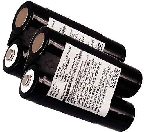 subtel, Computer Battery, compatible with Logitech LX 700 Cordless Desktop LX700 (1800mAh, 2.4V) 2 Pieces