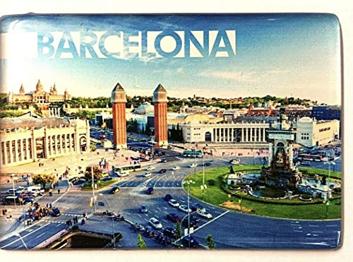 Barcelona Plaça d'Espanya -Spanien Souvenir-Kühlschrankmagnet Spain Fridge Magnet 250915