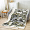 Kuscheldecke 150x180 Camouflage, 3D Camouflage Wolldecke Warme Fleecedecke Flauschige Decke, für Tagesdecke Blanket Sofadecke Kinder Baby, für Bett Sofa