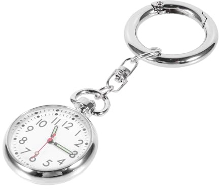 NUOBESTY Schwesternuhr Taschenuhr 3 Stück Krankenschwester-studentenform Krankenpflegeuhren Für Flansch Arzt-taschenuhr Schlüsselanhänger Für Kinder Taschenuhr Klein Zum Anstecken