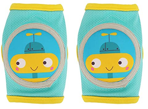 Rodilleras de bebé, antideslizante ayuda de arrastre niña niño gateo, almohadillas de arrastre de bebé rodilleras protección hematomas anti-caída codo equipo de bicicleta