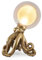 Lampe Oktopus Design Krake Tischlampe Tintenfisch Ozean Meer aus Kunststein (Polyresin) Tischlampe Design Figur Farbe gold-antik rutschfester Boden, handbemalte Oberfläche 28 x 24 x 31 cm, 1,5 kg