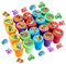 20 Stück Bagger Kinder Stempel, Selbstfärbende Konstruktion LKW Stempel, BAU Gastgeschenke für Kindergeburtstag, Party Zubehör, Baustelle Stempel, Klassenzimmer Belohnungen