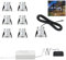 Mini LED Spot Einbaustrahler 12V 3W Terrassenbeleuchtung Außen IP65 Einbaustrahler Aussen 2700K/4000K/5000K, Deckenspots Mit Trafo, Einbauleuchte Einbauspot Aluminium für Bad,Terrassendach, 6er Set