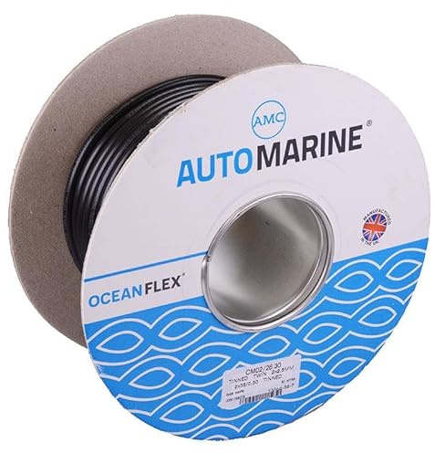 2-Core Round 2.5mm² Oceanflex Tinned Copper Cable 35/0.3mm 30M Automotive Marine Electrical