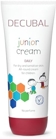 Decubal Junior Creme | Tägliche Feuchtigkeitscreme für Kinder mit trockener und empfindlicher Haut | Mit Vitamin E | 200ml