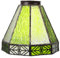 Veemoon Vintage Lamp Shade Mediterranean Style Stained Glass Lampshade Floor Lampshade Light Bulb Cover Bedside Lamp Shade Baroque Style Chandelier Shade for Kitchen