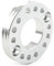 SIKUAI - Adaptador de carburador de carburo para motocicleta, placa giratoria para quad, color plateado
