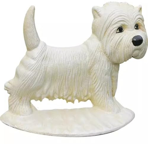 Butées De Porte Forme De Chien Schnauzer De Style Pastoral Cale De Porte, Butoir De Porte Créatif En Fonte Coupe-vent, Cadeau D'anniversaire, Ornements