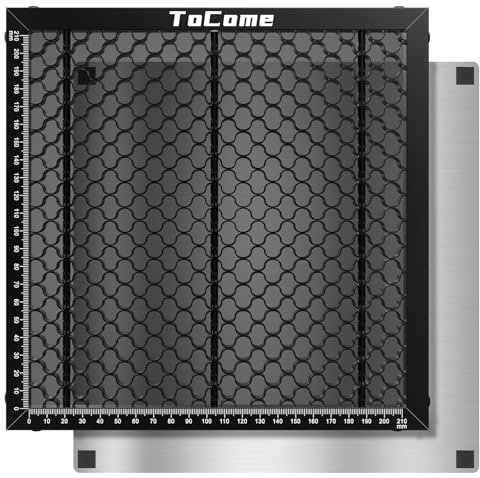 Tocome Honeycomb - Tavolo da lavoro laser a nido d'ape, 300 x 300 mm