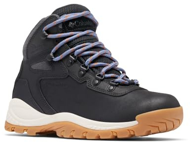 Columbia Women's Newton Ridge Plus Hiking Boot, Black/New Moon, 9 Wide