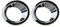 Nebelscheinwerfer Grille Kompatibel Mit Nissan Für Qashqai J10 2008–2015, 2-teiliges Nebelscheinwerfer-Abdeckungs-Set, Nebelscheinwerfer-Abdeckung, Autozubehör, Nebelscheinwerfer-Grill