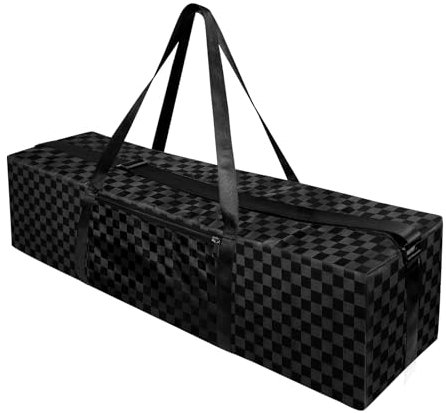 bruwaa Yogatasche für Yogamatten und Yogazubehör,Yogamatte Tasche Durchgehender Reißverschluss für robuste wasserdichte Yogamatten-Tragetasche mit verstellbarem Schultergurt,Plaid(Nur Rucksack)