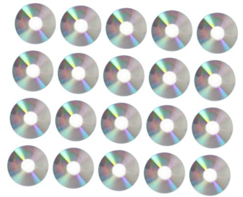 Veemoon Handmade Decorative 50pcs Blank Cd Discs for Diy Decor Reflective Bird Attractors