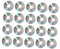 Veemoon Handmade Decorative 50pcs Blank Cd Discs for Diy Decor Reflective Bird Attractors
