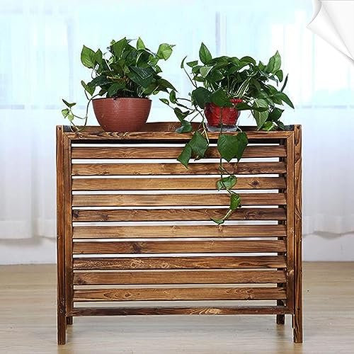 Outdoor-Klimaanlagenabdeckung, Sichtschutz, Zaun, Fenster, Leitplanke, Netz, Massivholz, Raumteiler, Mülleimer, verstecktes Klimaanlagenregal, Blumenregal