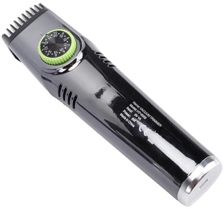 Schnurloser Vakuum-Haarschneider, Geräuscharm, Starke Leistung, LED-Anzeige, Wasserdicht, 1400 MAh, Vakuum-Pflegeset für Männer für Schnurrbart, Koteletten