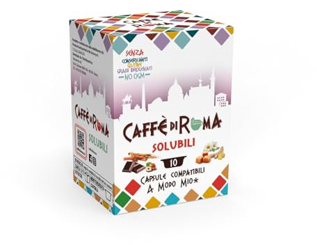 150 capsule CAFFE di ROMA CAMOMILLA CON MELATONINA Senza Zuccheri Aggiunti compatibile con Lavazza A Modo Mio - Bevande Solubili - 15 Astucci da 10 -