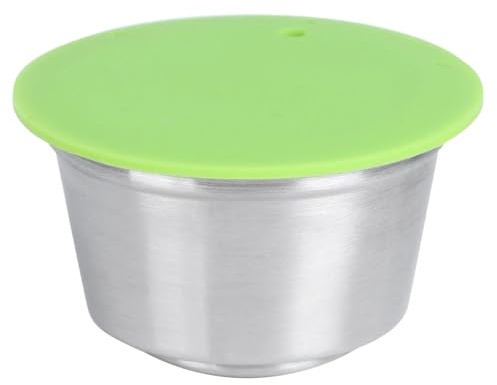 Compatible avec la cafetière Dolce Gusto, tasse à capsules de café rechargeable en acier inoxydable réutilisable(A)