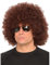Vegaoo Afro Perücke braun Erwachsene - Braun