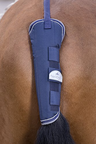 Equi-Theme/Equit'M Unisex-Erwachsene Tyrex 600 D Schwanzschutz, Marineblau/Grau/Weiß Kontraste, Einheitsgröße