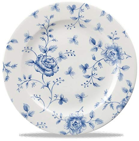 Churchill Vintage Prints Prague Rose - Chintz Plates - 27.6 cm, Set of 6