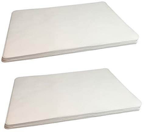 Sensalux Tischsets, stoffähnliches Vlies, abg. Ecken, Öko-Tex Standard 100, abwaschbar, Platzsets, weiß 100 STK.