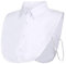 Carolilly Col de Chemise Amovible Femme Rétro Elégant Faux Col Blouse Demi-Chemise ,Blanc,Taille unique