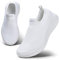 HKR Zapatos Slip-on Mujer para Sin Cordones Casual Running Fitness Andar Blancas 36 EU