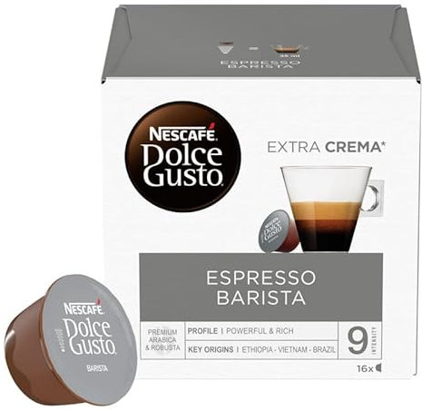 DOLCE GUSTO - Capsules Nescafé Espresso Barista Extra Crema 16 Capsules - Lot De 3 - Vendu Par Lot