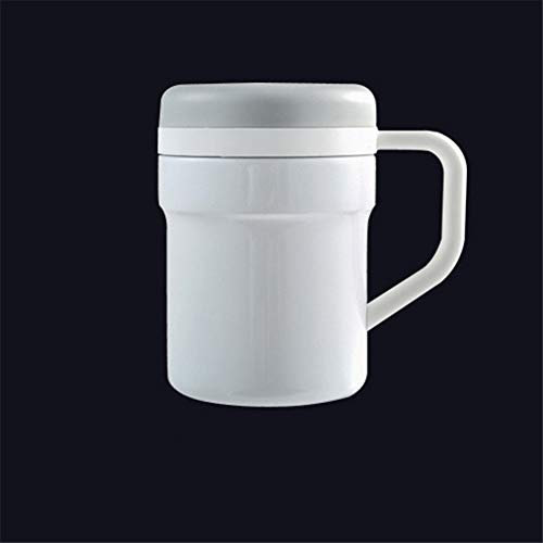 Automatique de mélange Tasse de café magnétique Noir Technologie Creative Portable en Silicone en Acier Inoxydable ménages Tasse d'eau,Blanc