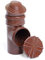 Fallrohrfilter Regenrohrfilter m. Laubfang + Adapter DN100 Ø110 HT/KG- HT Rohr braun